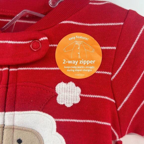 Just One You by CARTERS NWT Santa 2 ok Bundle Sz Newborn - Picture 7 of 13